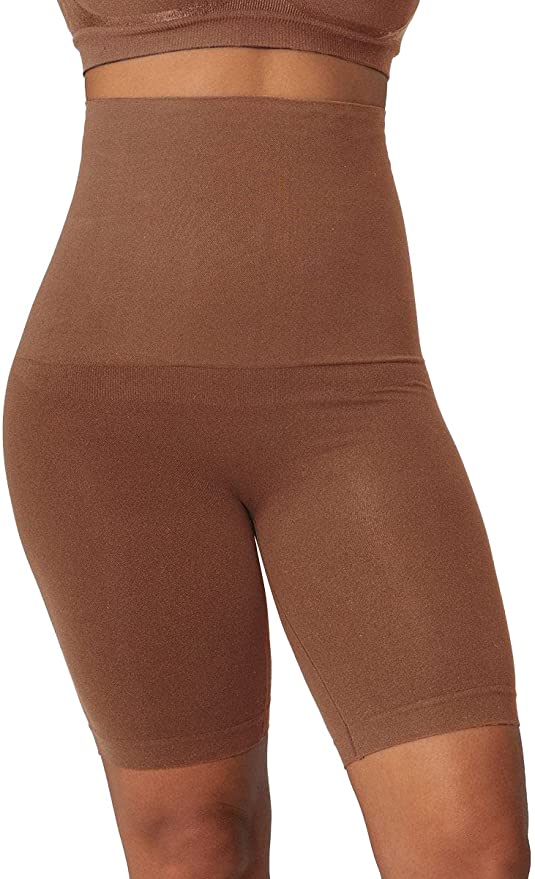 SPANX Shapewear for Women Tummy Control Power Short (Regular and Plus  Size), Chestnut Brown, S, Chestnut Brown, S price in UAE,  UAE