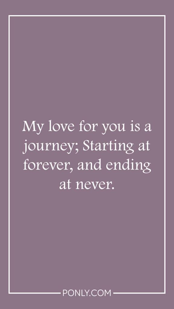 my love for you will never end quotes