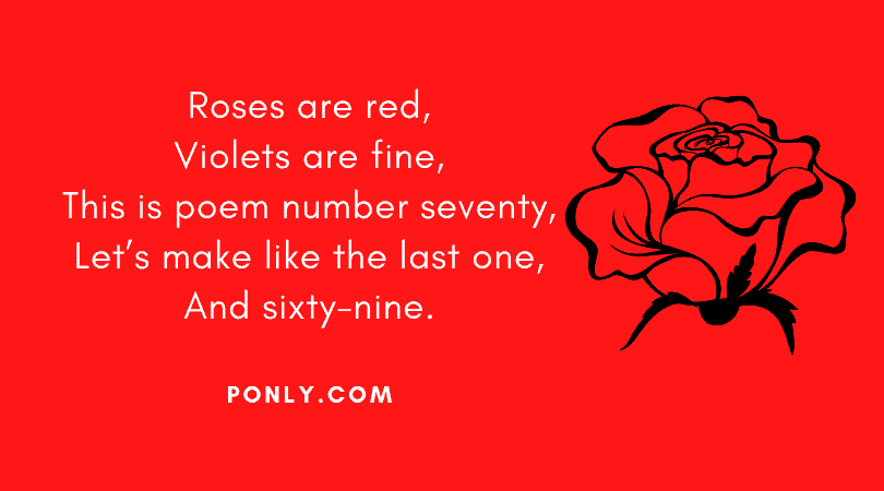 Rose are red poem funny