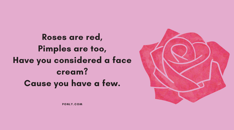 Red poem are funny rose Funny roses