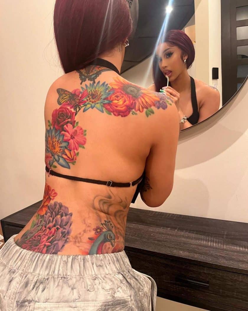 Cardi B Tattoos and their Meanings