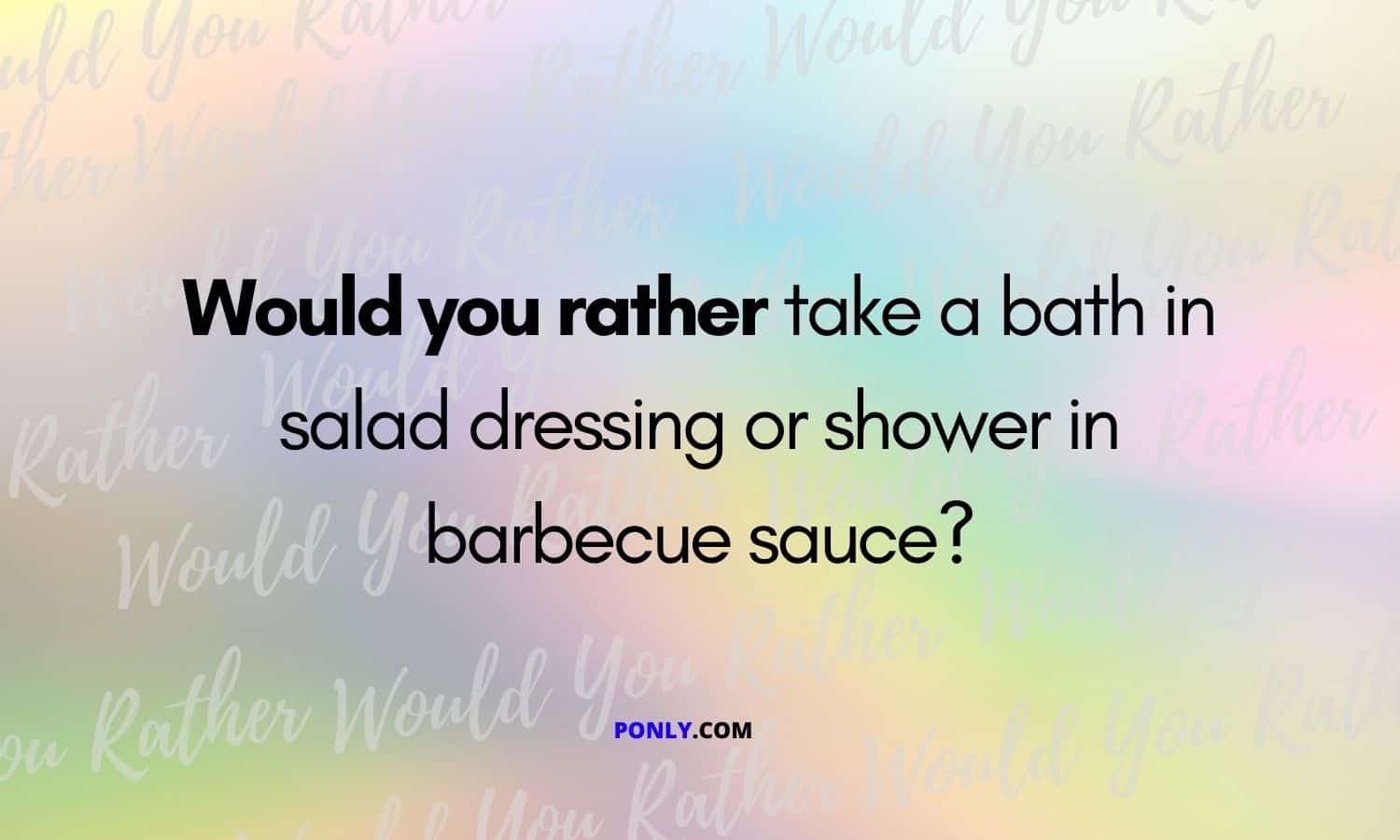 Personality Quiz: would you rather?